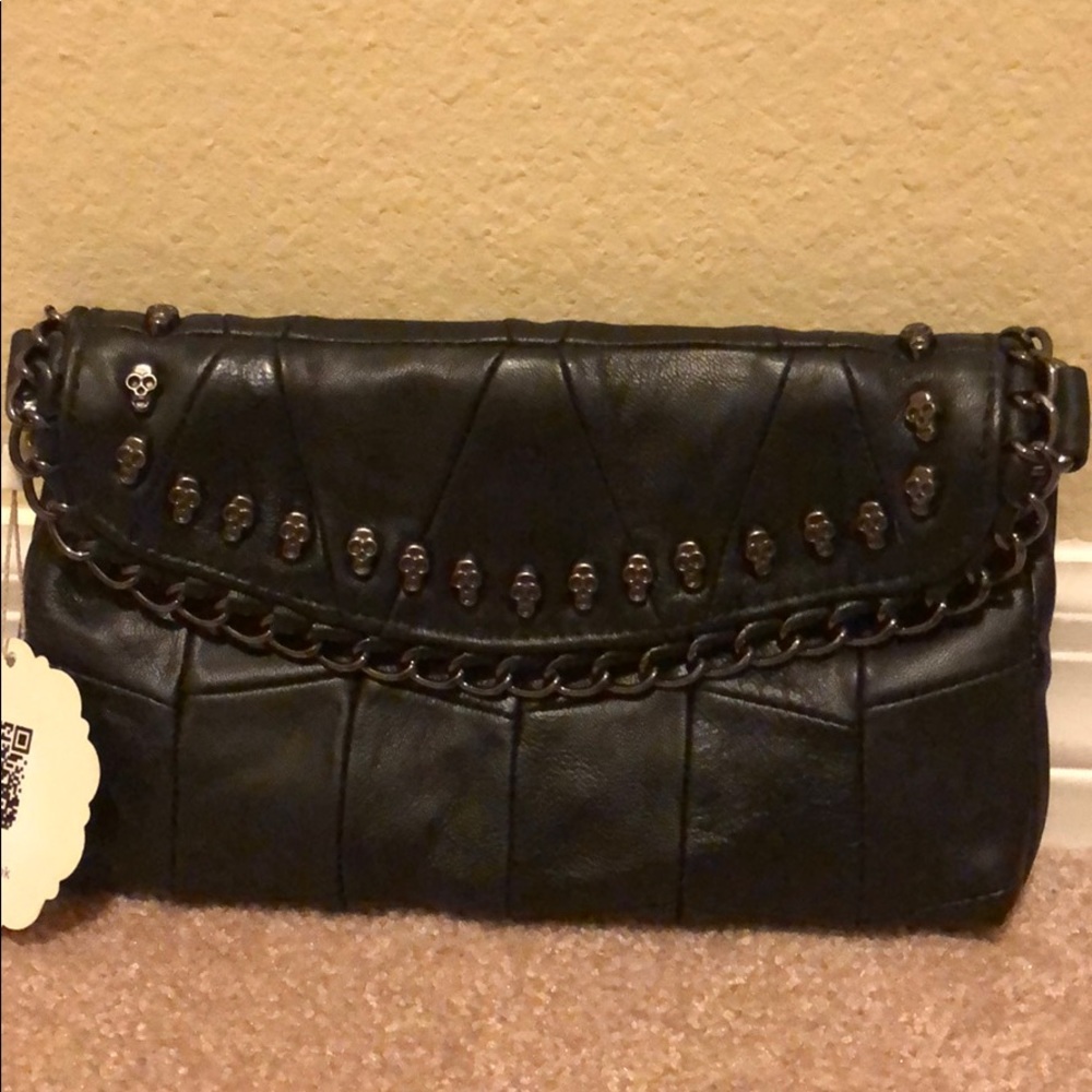Skull purse 100% genuine leather
